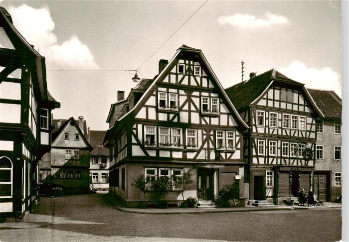 Schotten Hessen Kirchstrasse Fachwerkhaeuser