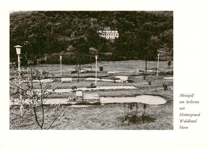 Iserlohn Waldhotel Restaurant Horn Minigolfanlage