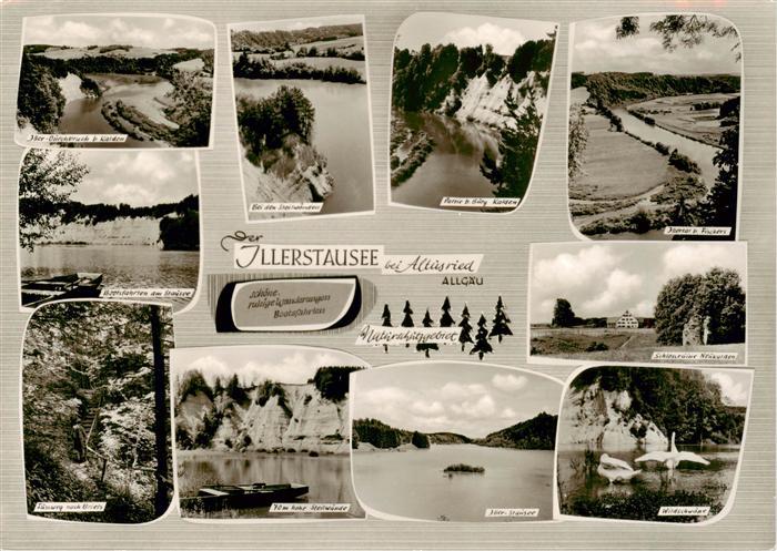 Altusried Rund um den Illerstausee Landschaftspanorama Allgaeu