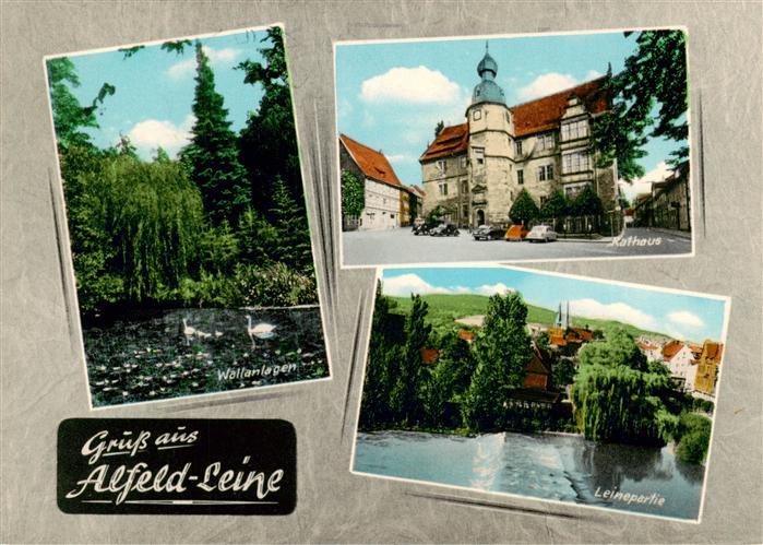 Alfeld Leine Wallanlagen Rathaus Leinepartie
