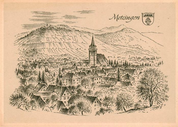 Metzingen  Erms BW Altes Staedtebild