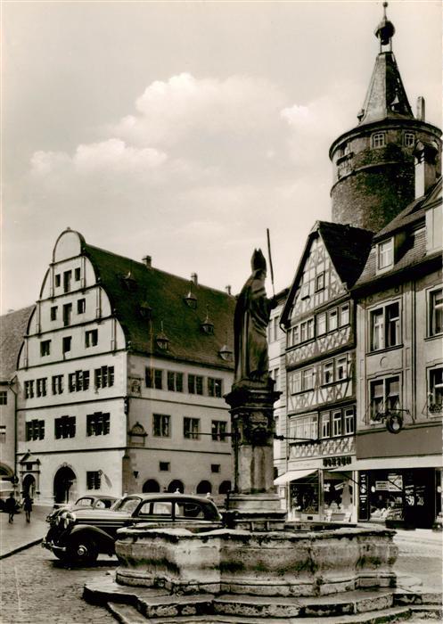 Kitzingen Main Marktplatz Brunnen