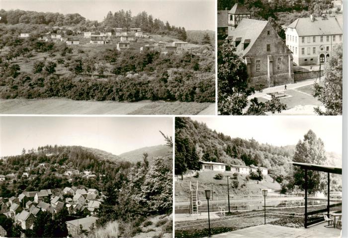 Breitungen Rossla Teilansichten Ortszentrum Freibad