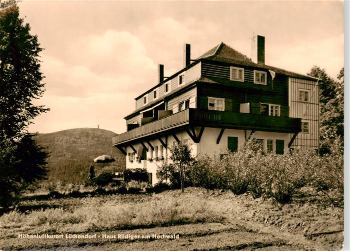 Lueckendorf Haus Ruediger am Hochwald Hoehenluftkurort