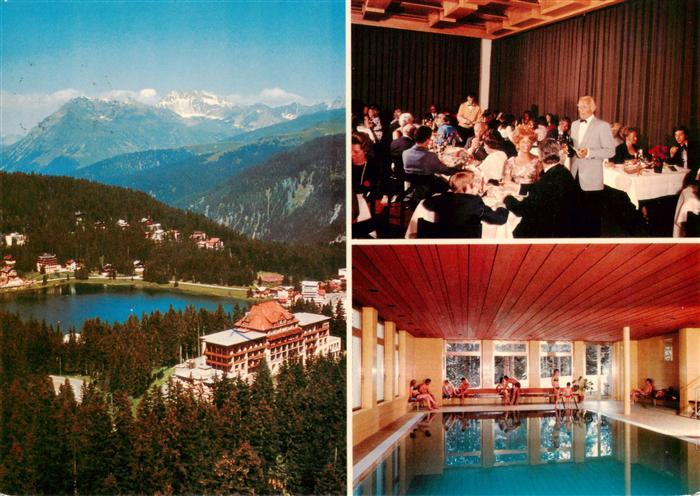 Arosa GR Waldhotel National Gastraum Hallenbad