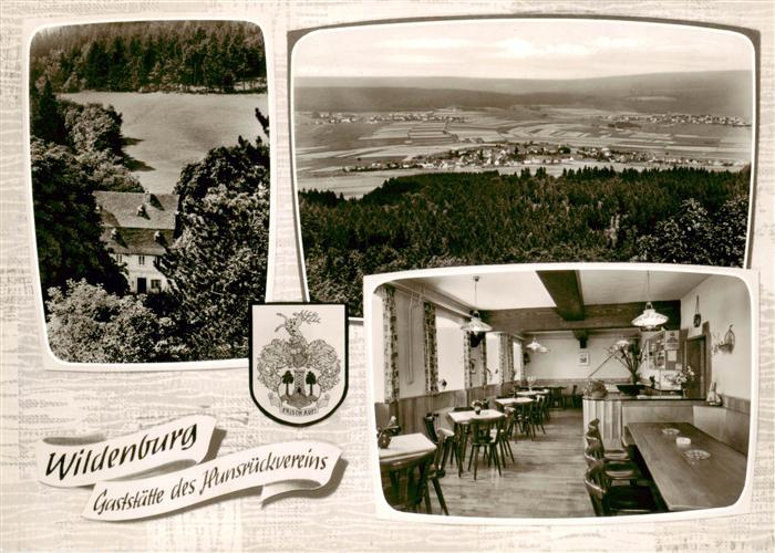 Kempfeld Wildenburg Burgruine Gaststaette Fernsicht