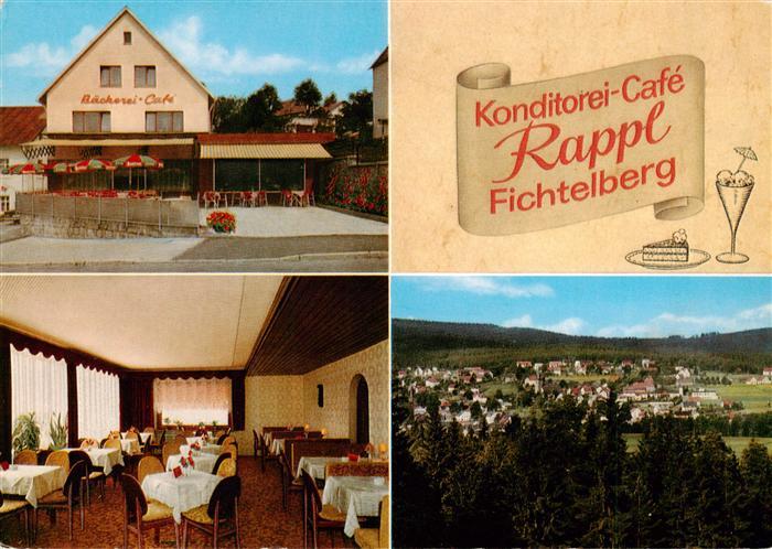 Fichtelberg Fichtelgebirge Bayreuth Konditorei Cafe Rappl Panorama