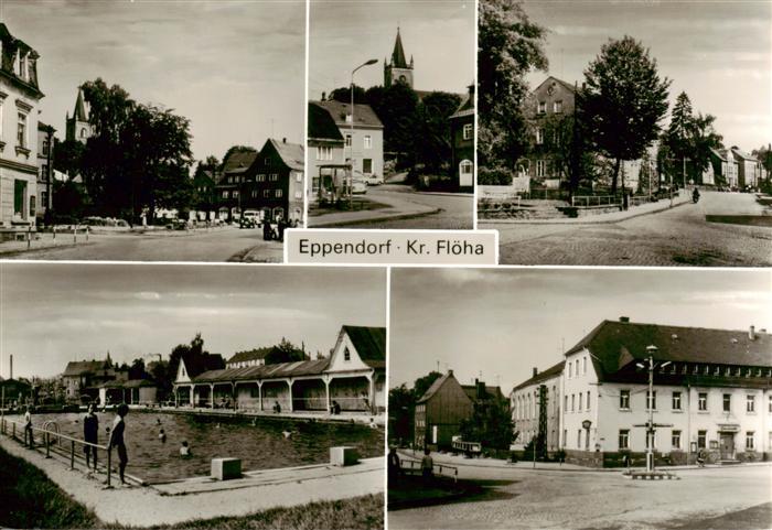 Eppendorf Sachsen Floeha Ortsansichten Freibad