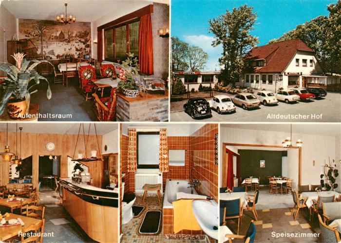 Burhave Altdeutscher Hof Hotel Gaststaette Aufenthaltsraum Restaurant Speisezimm