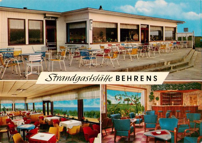 Cuxhaven Nordseebad Strandgaststaette Behrens