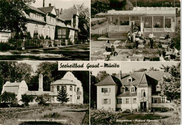 Graal-Mueritz Ostseebad Kindersanatorium Tannenhof EisCafe Warmbad Buchenhof San