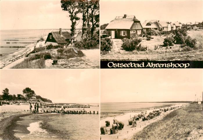 Ahrenshoop Ostseebad Strand Kueste Wohnhaeuser