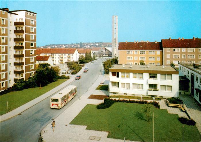 Bad Salzgitter Suedstadt mit Eichendorff-Platz und Dreifaltigkeitskirche