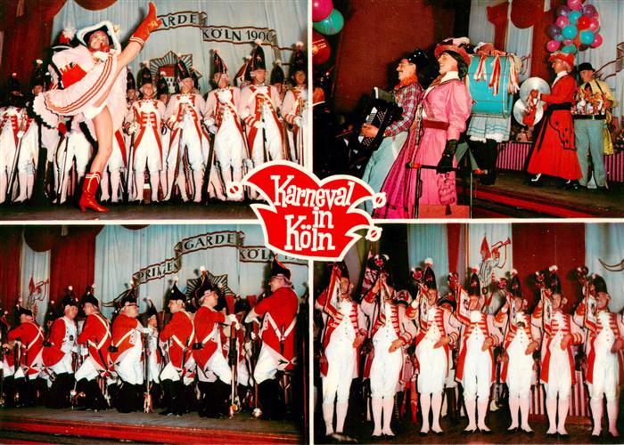 Koeln  Rhein Karneval Mariechen der Prinzengarde Gruppe Negerkoepp Rote Funken F