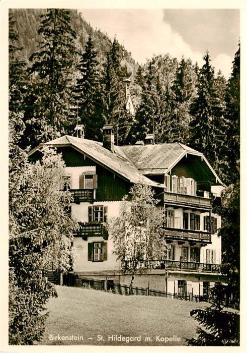 Birkenstein Fischbachau Bayern St Hildegard mit Kapelle