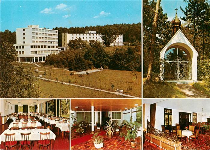 Bad Kissingen Deegenberg Sanatorium Speisesaal Foyer Kapellchen