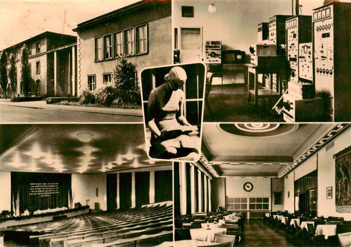 LEIPZIG Sachsen Ingenieurschule fuer Post und Fernmeldewesen Rosa Luxemburg