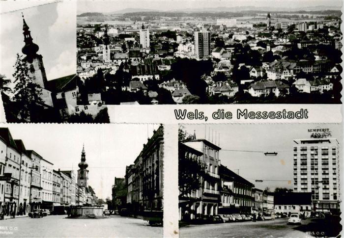 Wels Oberoesterreich AT Panorama Strassenpartien
