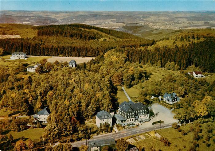 Siegen  Westfalen Berghotel Roedgen Fliegeraufnahme