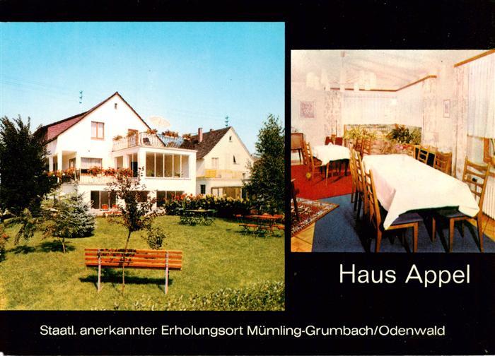 Muemling-Grumbach Haus Appel Gaststube