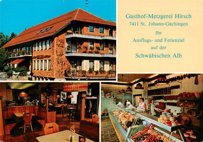 Gaechingen Gasthof Metzgerei Hirsch Restaurant Verkaufstheke