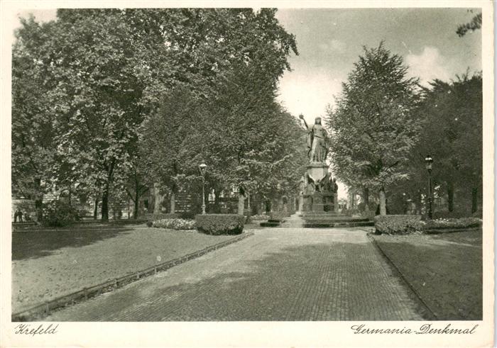 Krefeld Crefeld Germania Denkmal