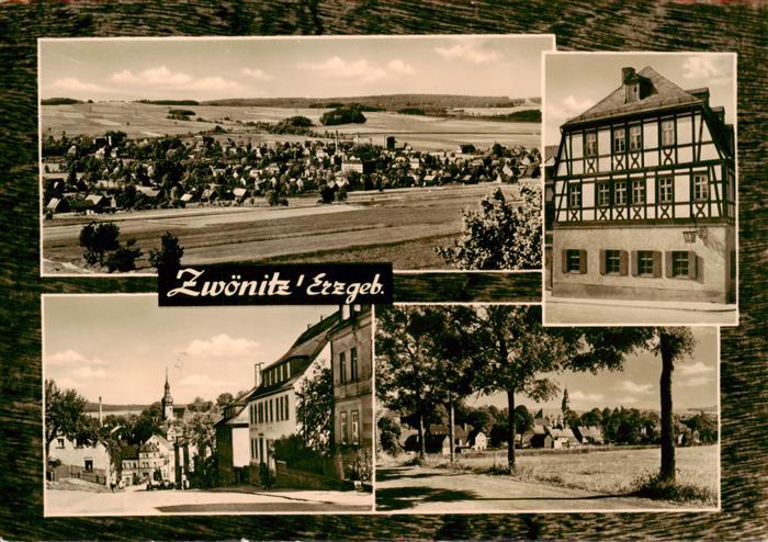 Zwoenitz Panorama Fachwerkhaus Ortspartien