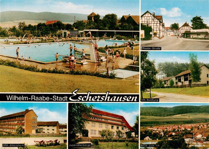 Eschershausen Holzminden Schwimmbad Raabe Strasse Ith Siedlung DRK Altersheim Ju