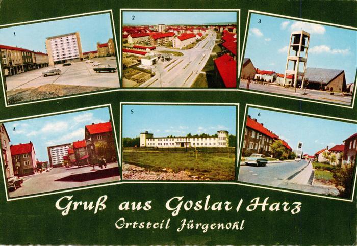 Juergenohl Marktplatz mit Hochhaus Marienburger Strasse St Georgskirche Danziger