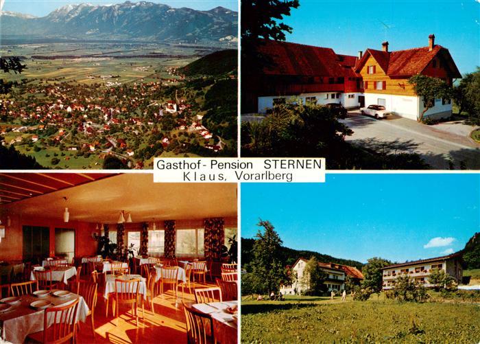 Klaus Vorarlberg AT Gasthof Pension Sternen Panorama Gastraeume