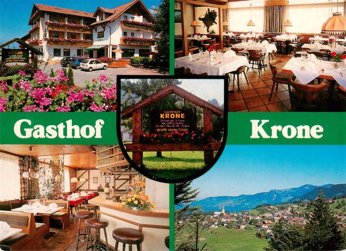 uebersaxen Gasthof Krone Gastraeume Bar Panorama