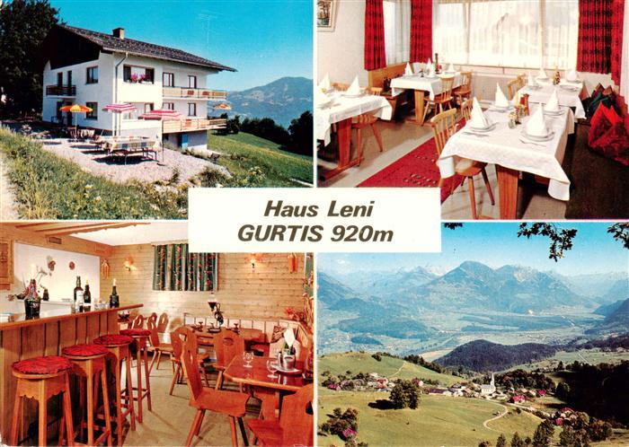 Gurtis Nenzing Vorarlberg AT Haus Leni Bar Gastraum Panorama