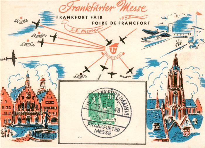 Frankfurt Main Frankfurter Messe Roemer Kirche