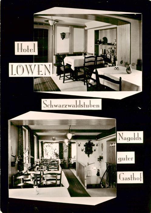 Nagold Hotel Loewen Schwarzwaldstuben