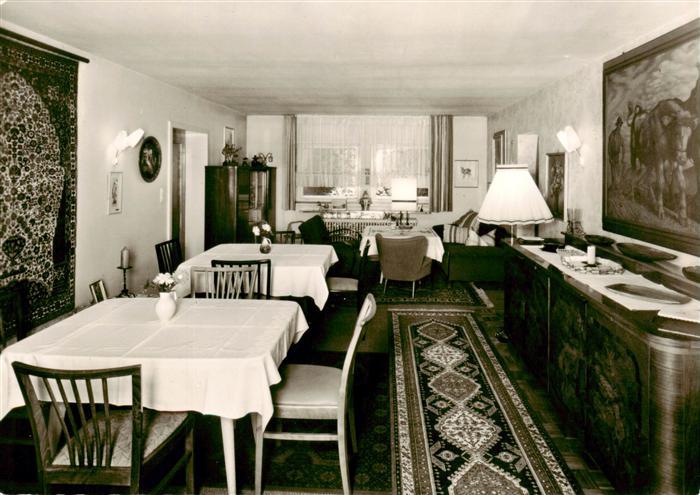 Langensteinbach Karlsbad Haus Thellaker Hotel garni Gaststube