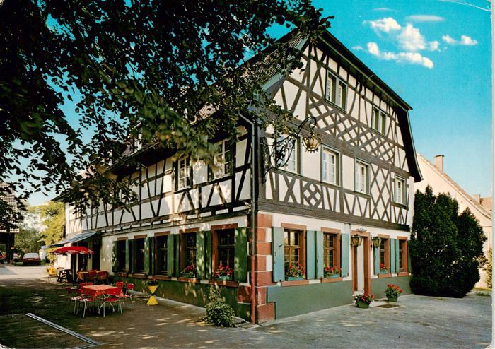 Denzlingen Gasthaus Metzgerei zur Krone Fachwerkhaus