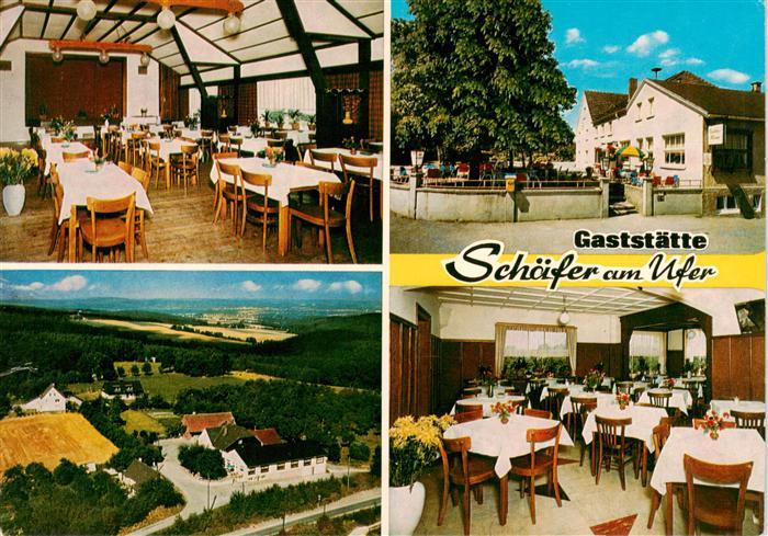 Refflingsen Gaststaette Schaefer am Ufer Restaurant Luftaufnahme