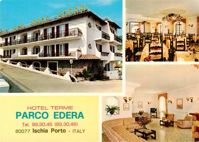 Ischia Porto IT Hotel Terme Parco Edera Restaurant Empfangshalle