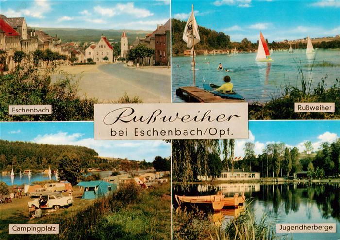 Eschenbach Oberpfalz Ortspartie Russweiher Campingplatz Jugendherberge
