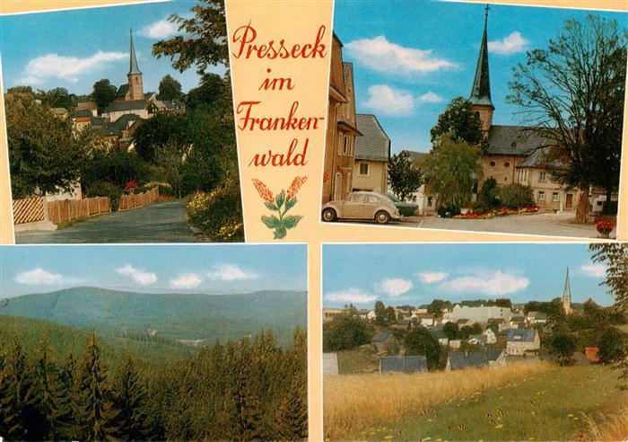 Presseck Kirchen Ortspartie Panorama