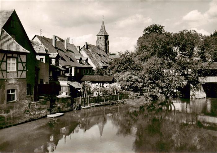 Lauf Pegnitz Partie an der Pegnitz