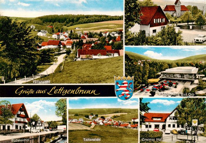 Lettgenbrunn Panorama Konzerthalle Bad Orb Sudetenhof Teilansicht Znaimer Hof