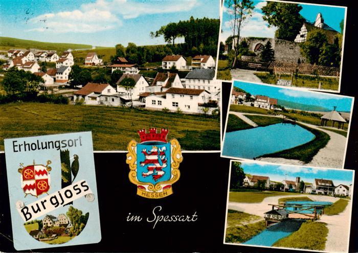 Burgjoss Jossgrund Panorama Burg Kanal