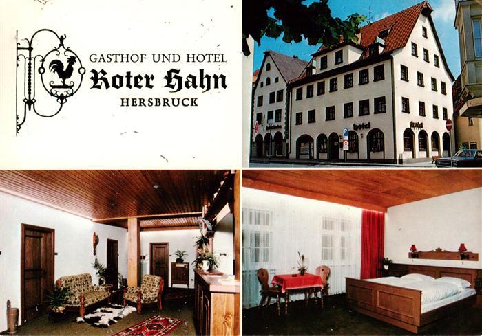 Hersbruck Bayern Gasthof Hotel Roter Hahn Rezeption Zimmer