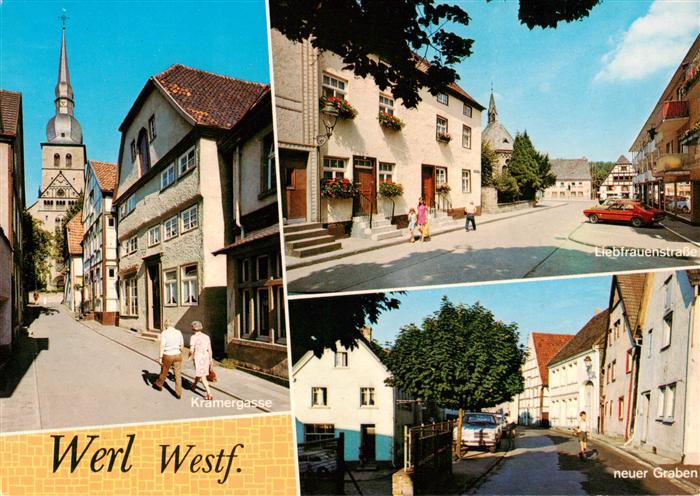 Werl Westfalen Kraemergasse Liebfrauenstrasse Neuer Graben