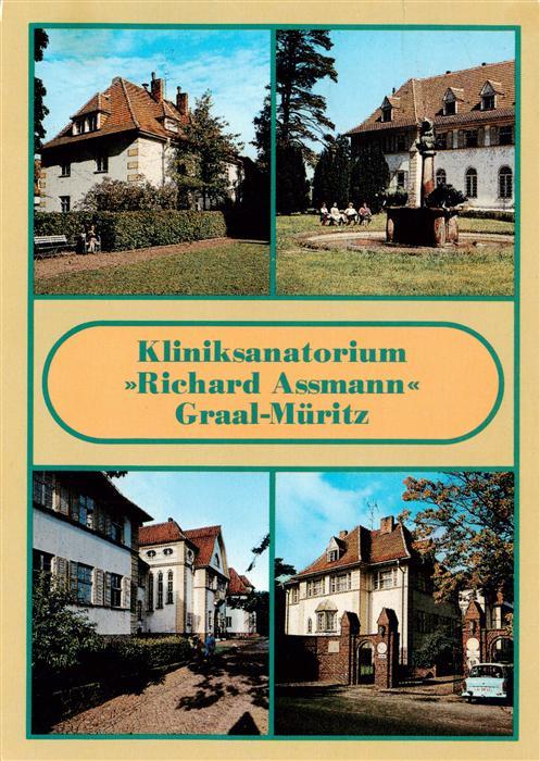 Graal-Mueritz Ostseebad Kliniksanatorium Richard Assmann Angestelltenhaus Baeren