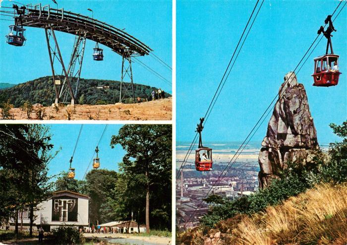 Thale Harz Neuerbaute Personenschwebebahn zum Hexentalplatz