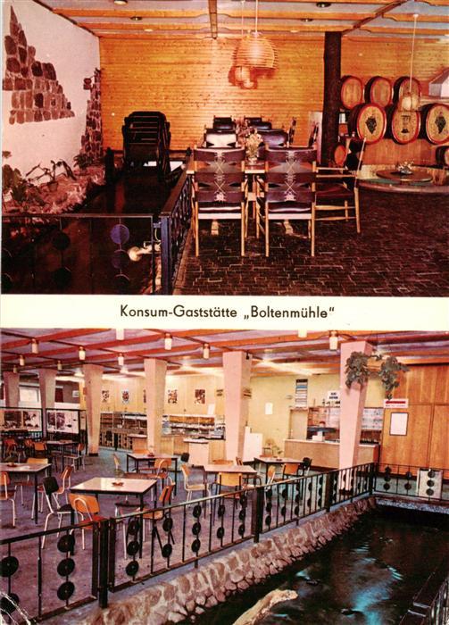Guehlen Glienicke Neuruppin Konsum Gaststaette Boltenmuehle Gastraeume