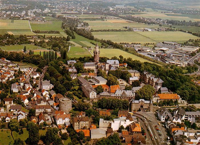 Friedberg Hessen Fliegeraufnahme mit Burg