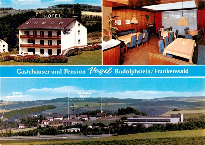 Rudolphstein Hotel Gaestehaeuser und Pension Vogel Gastraum Panorama